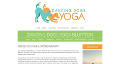 Desktop Screenshot of dancingdogsyogabluffton.com